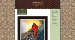 Desktop Screenshot of foxhillart.com